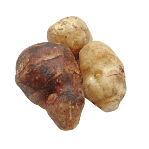 Jerusalem artichoke harvested from Better Options Farm